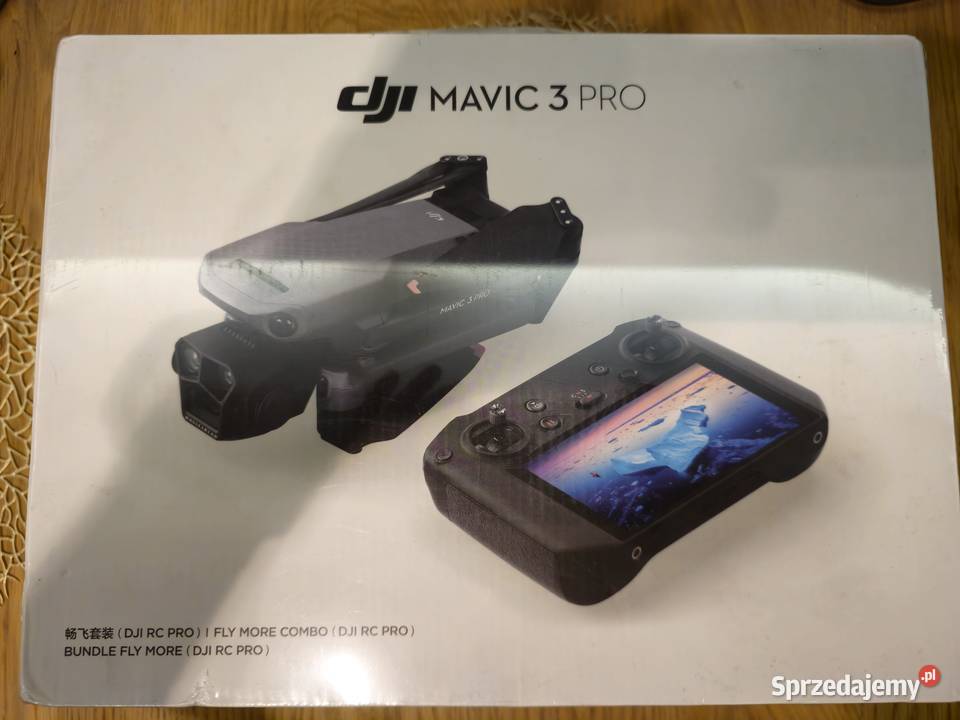 Dji Mavic 3 pro fly more Combo Rc Pro NOWY FOLIA Łódź sprzedam