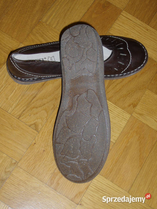 Baleriny Lasocki Brąz Skóra 41 NOWE Łódź