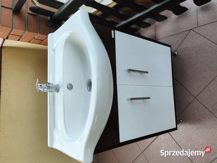 Sprzedam szafkę z umywalką lustro komplet Gniezno