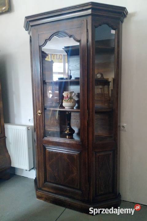 Witryna gablota biblioteka dębowa 100 lite podlaskie Białystok