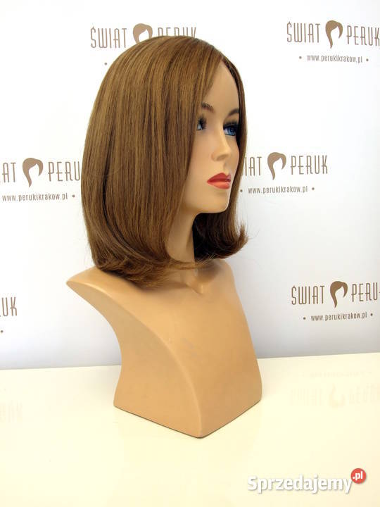 Peruka półdługa z włosa naturalnego Kielce