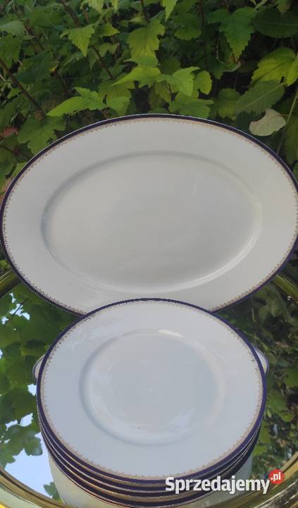 ROSENTHAL KOBALT I ZŁOTO PÓŁMISEK OWALNY sprzedam