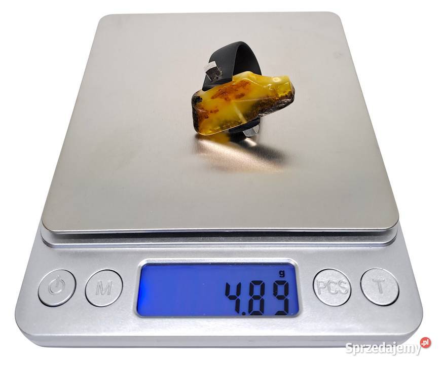 Pierścionek z bursztynu BURSZTYN polerowany mazowieckie Warszawa sprzedam