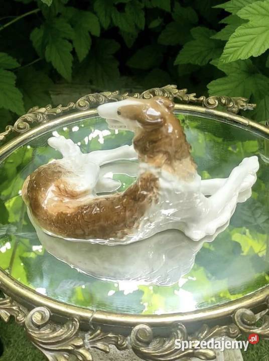 ŁOMONOSOWBORZOJ kolekcjonerska figurka łódzkie Pabianice