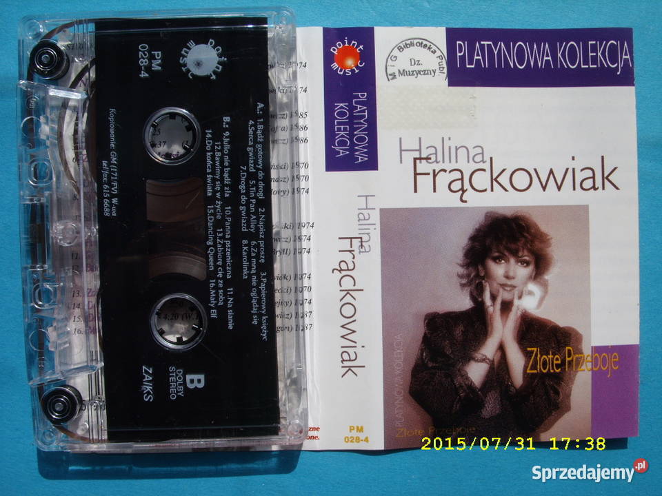 Pop kaseta HALINA FRACKOWIAK3 KASETY kaseta Wołów