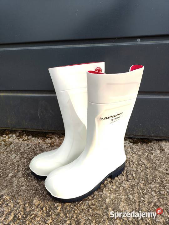 Kalosze Dunlop Stiefel Purofort MultiGrip wei 40 Łódź