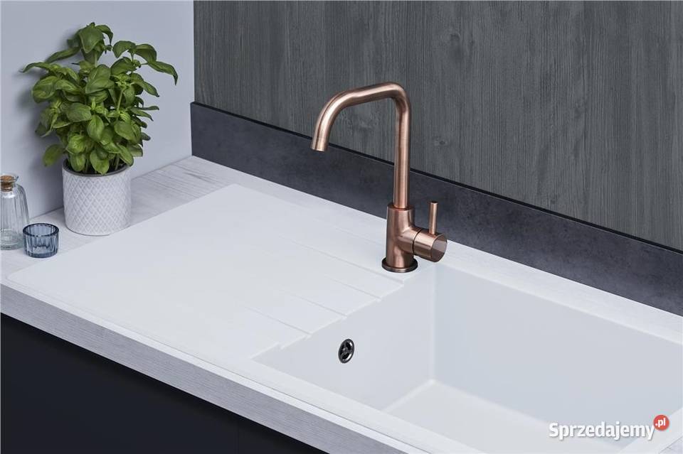 Zlewozmywak kompozytowy biały Liquida CU10WH Zlewozmywaki Legnica