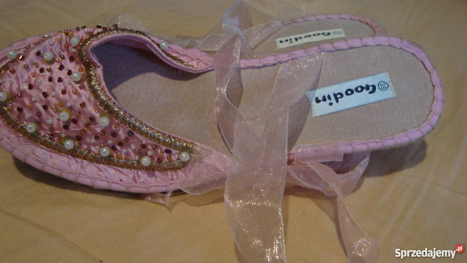 Buty letnie damskie GOODIN wiązane tasiemką Inna marka Ostrołęka sprzedam
