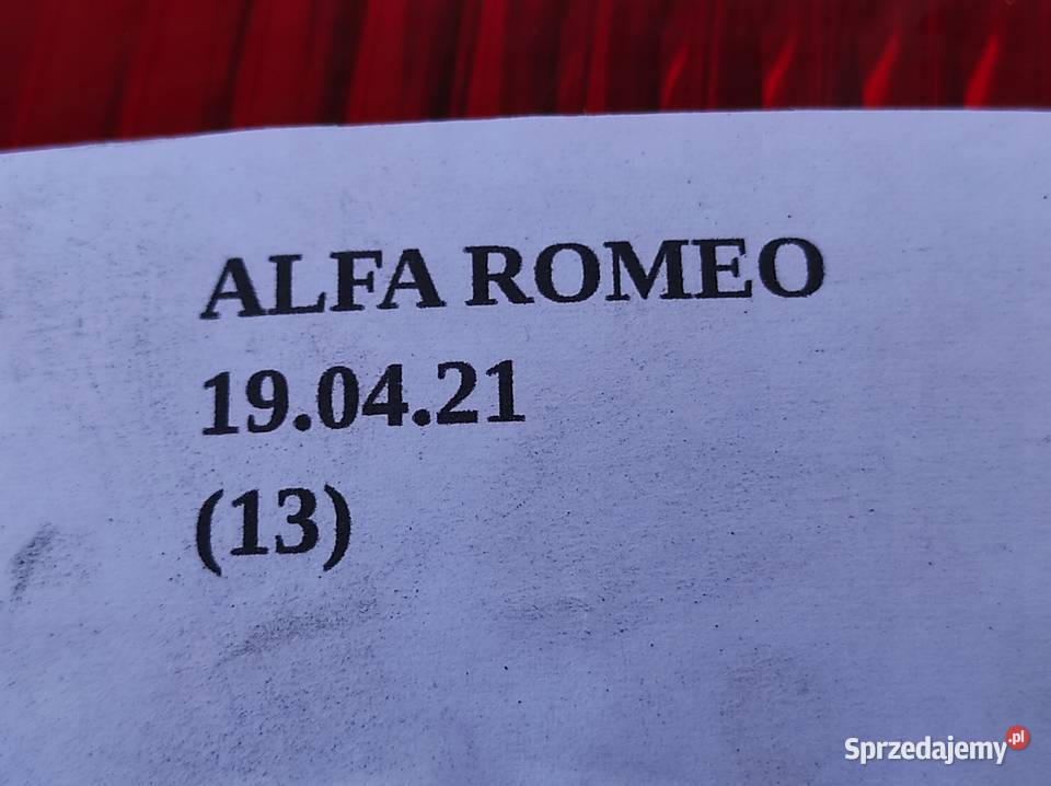 LAMPA PRAWY TYŁ ALFA ROMEO 147 937 3D Nowy Tomyśl