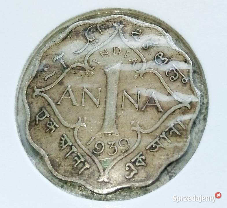 INDIE BRYTYJSKIE 1 ANNA 1939 rMIEDZIONIKIEL Legionowo