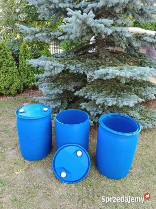 Beczki 120l plastikowe sprzedam