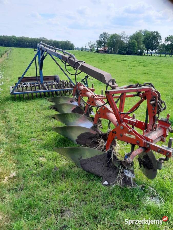 Pług zagonowy Kverneland 5 wał uprawowy Ostrzeszów