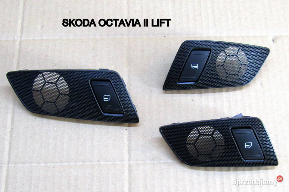 PRZEŁĄCZNIK SZYB ZAŚLEPKA GŁOŚNIKA SKODA OCTAVIA Mysłaków