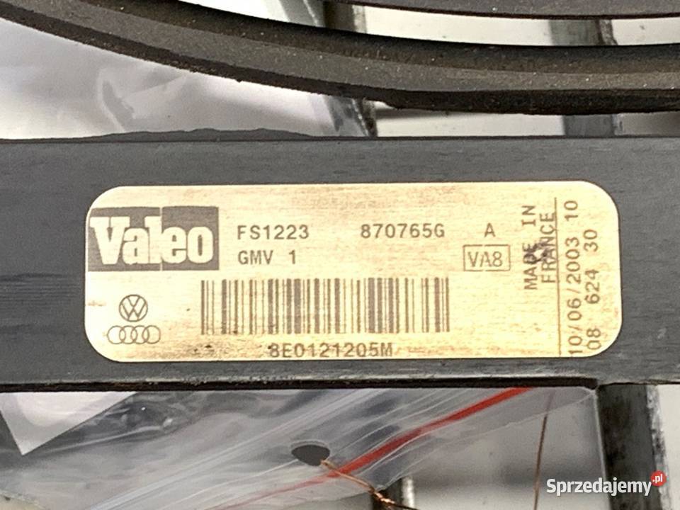 WENTYLATOR CHŁODNICY AUDI A4 B6 20 130