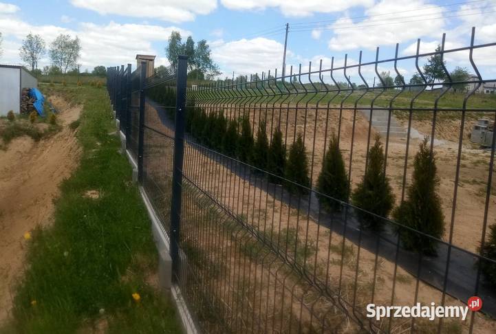 Ogrodzenie kompletne 153x250 kolor podmurówka Przęsła Gorlice