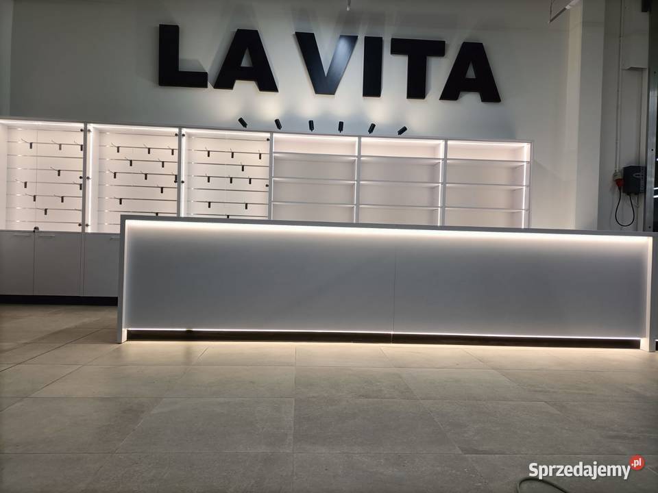 Solidne MEBLE sklepowe lada gablota regał mazowieckie sprzedam