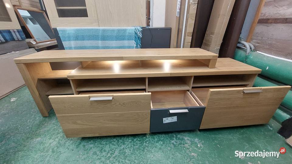 Komoda pod tv Bianco z nakładką 65cm Poznań