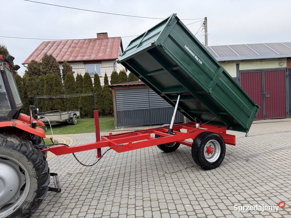Przyczepa jednoosiwa wywrotka na tył podkarpackie sprzedam