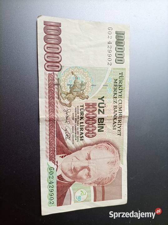 Banknoty tureckie Wejherowo