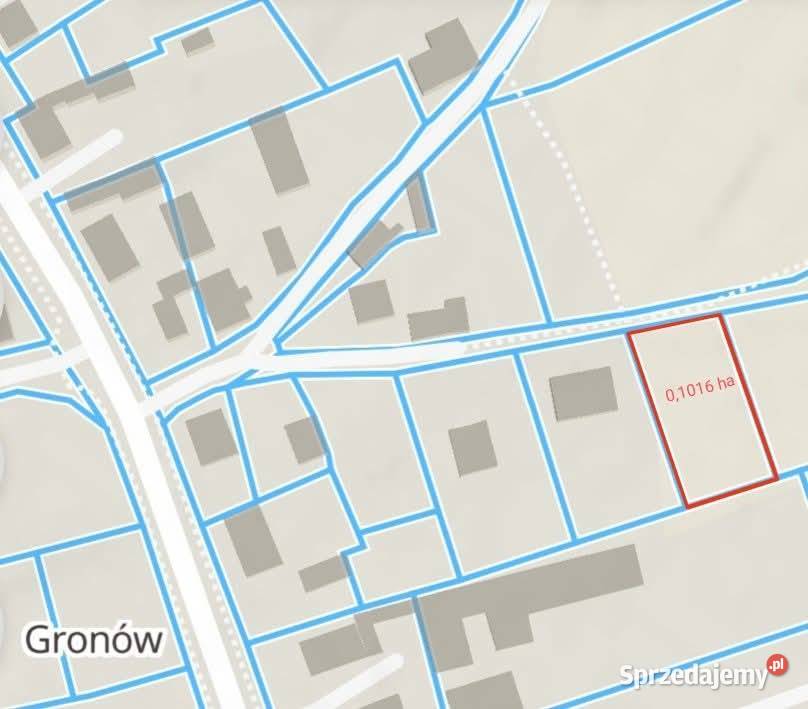 Działka z MPZP zabudowa jednorodzinna Gronów