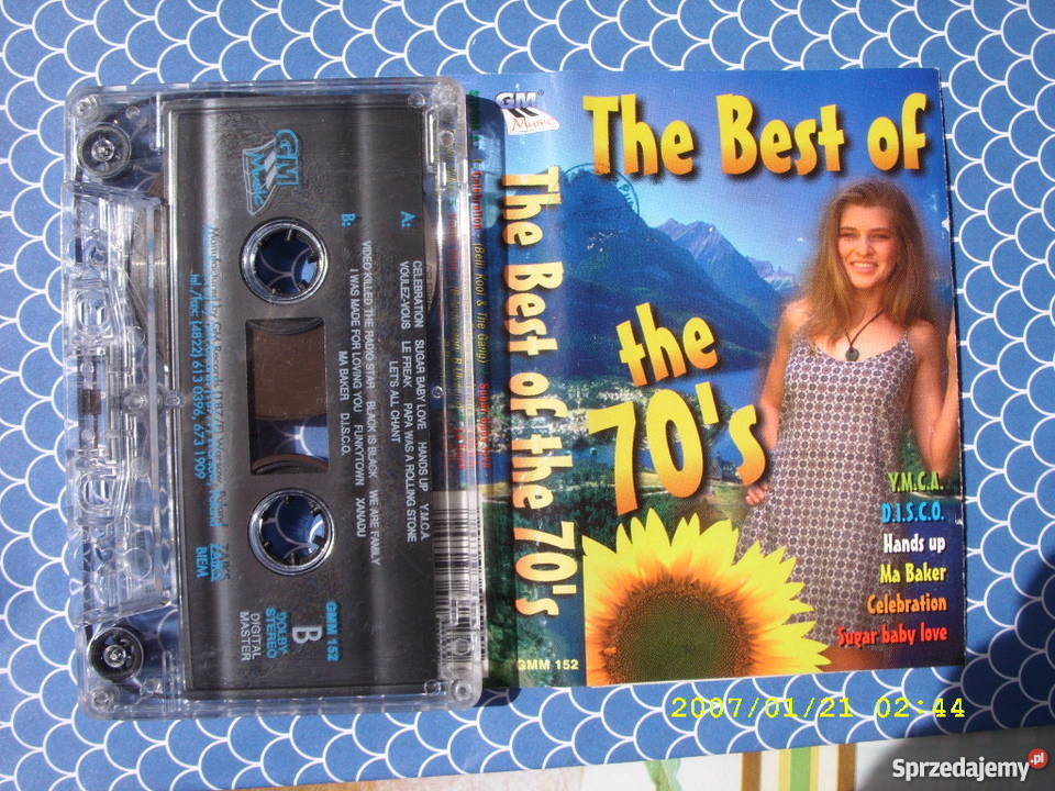 Kaseta THE BEST OF THE 70S GM MUSIC kaseta