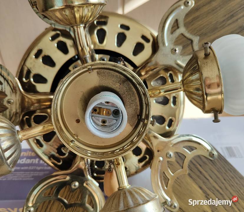 Lampa sufitowa wiatrak wentylator żyrandol Szczecin