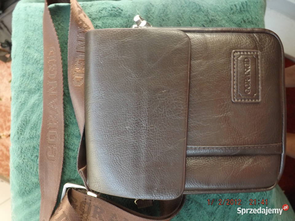 Torba listonoszkaf skórzana brązowanowa Warszawa sprzedam