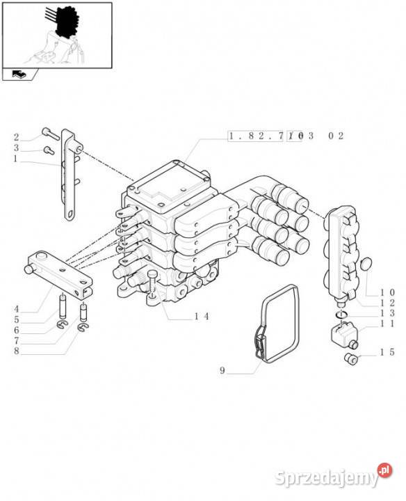 Holland T6010 Zawór sterujący 87311422 wielkopolskie Jastrzębniki sprzedam