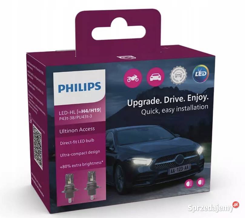 Zarówka LED H4H19 PHILIPS ACCESS 6000K Serbów