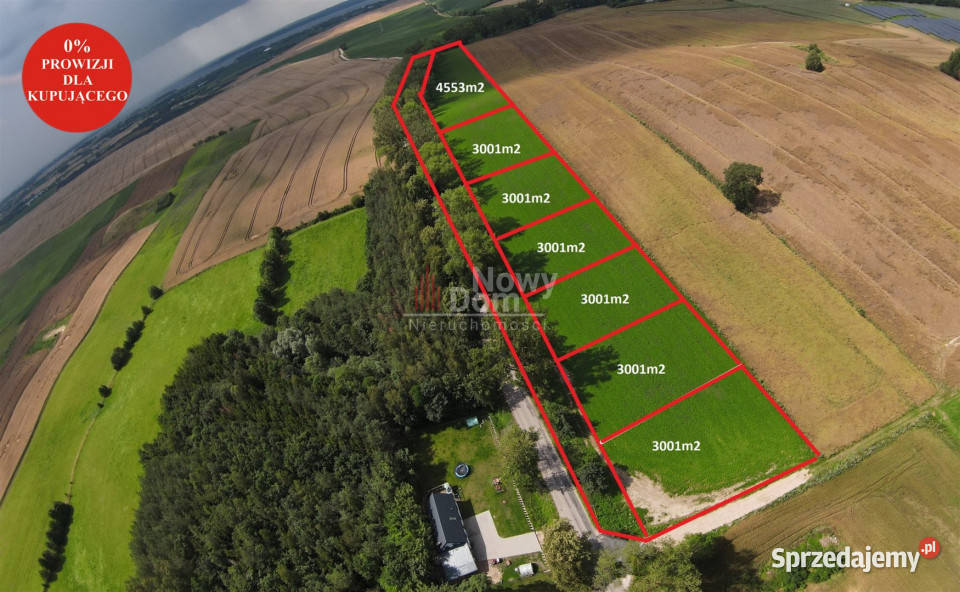 Grunt 4145m2 Kożuchy Wielkie