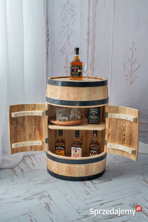 Barek drewniany beczka drewniana szafka drewno Warszawa