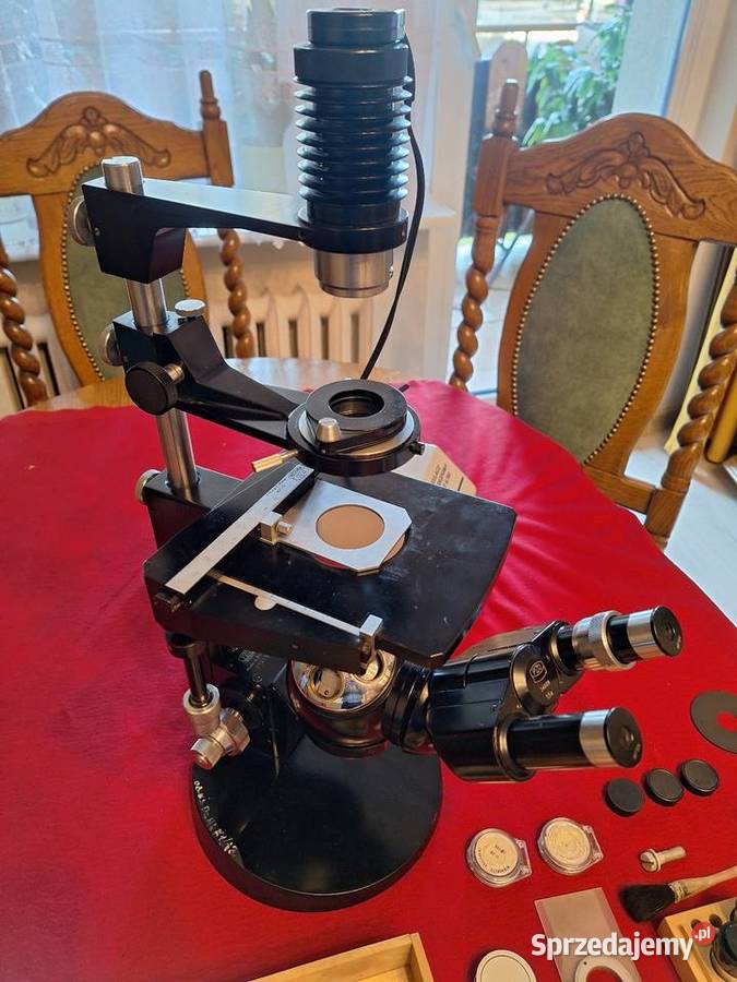 Mikroskop PZO Odwrócony Piła