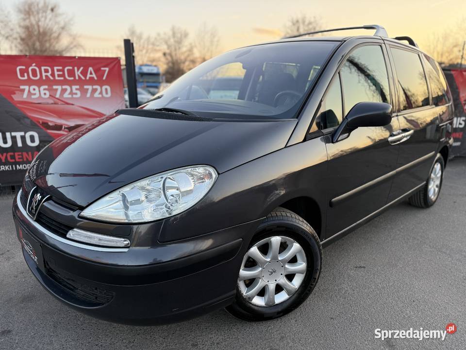 Peugeot 807 Klimatyzacja Elektryka Alufelgi 8 światła przeciwmgielne wielkopolskie Poznań