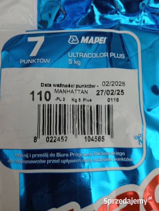 Fuga Mapei kolor 110 mazowieckie Pułtusk