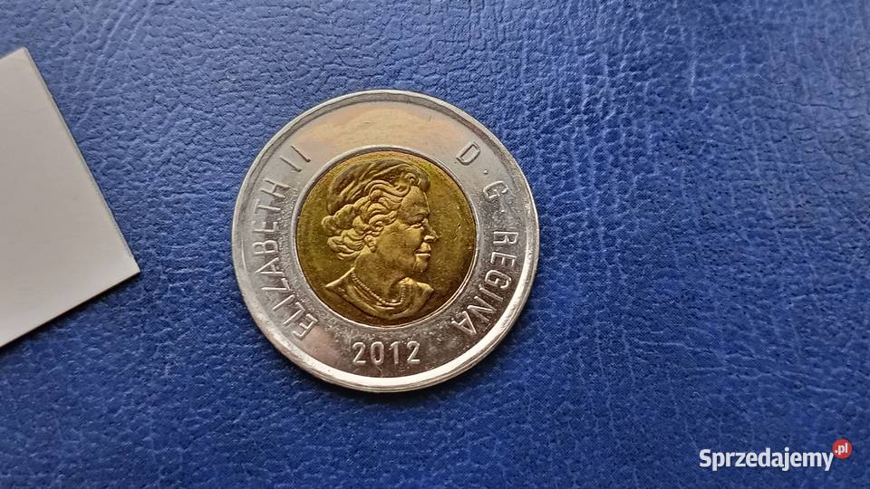 Stare monety 2 dolar 2012 Kanada Lesko