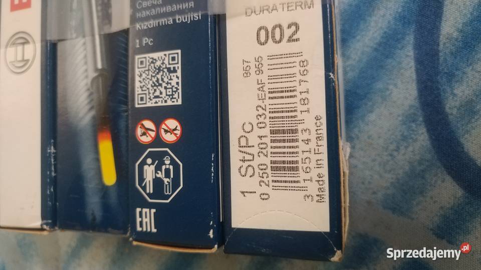 4x świece VW 19TD Bosch DuraTerm dostawcze Konin