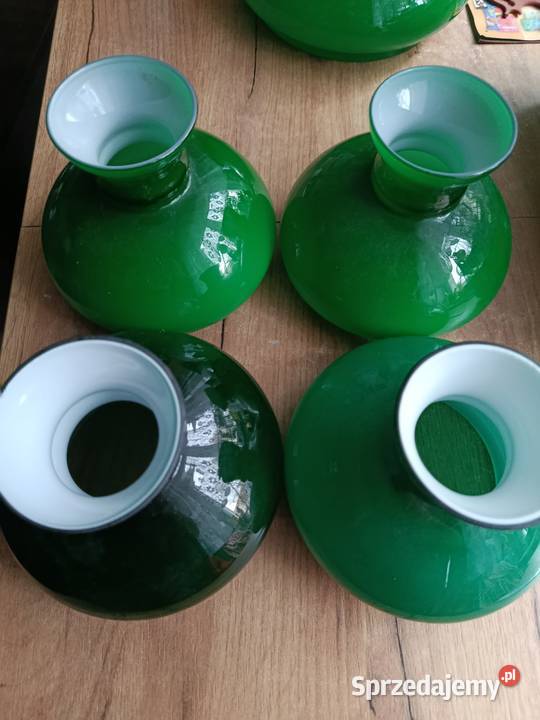 Szmaragdowe klosze do lampy lampy naftowej zachodniopomorskie Choszczno sprzedam