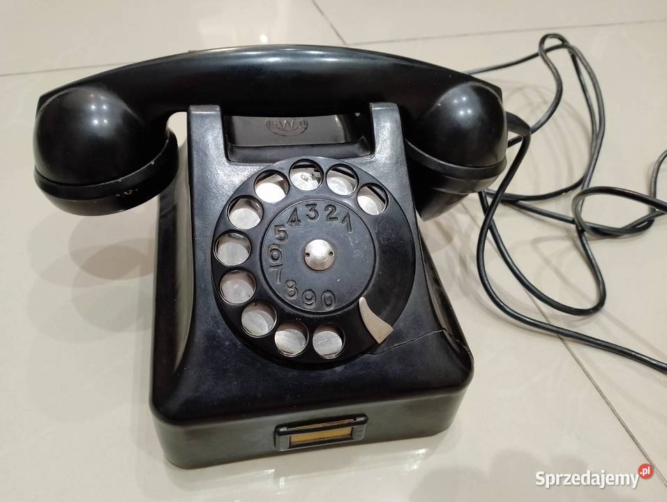 Telefon Bakielitowy z okresu prlu 1962 RWT Wielgłowy sprzedam