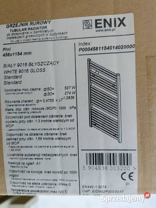 Grzejnik łazienkowypokojowy czytaj opis Ruda Śląska