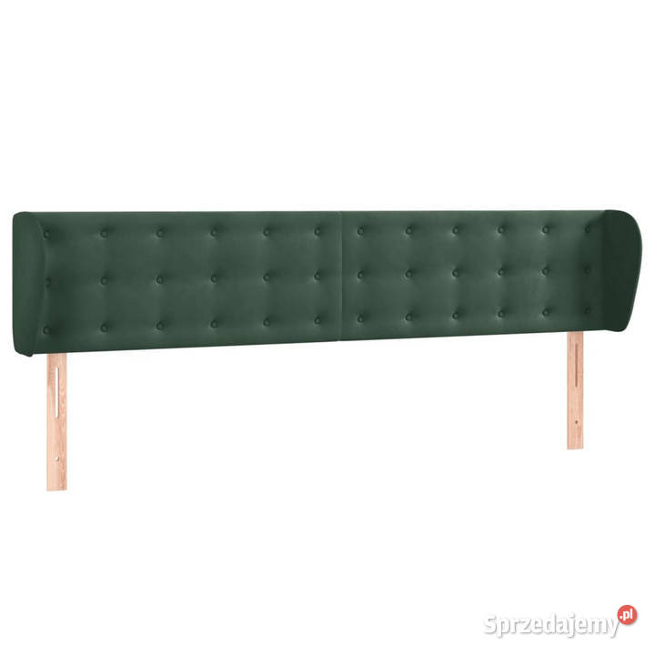 Zagłówek uszak ciemnozielony 203x23x7888 Warszawa