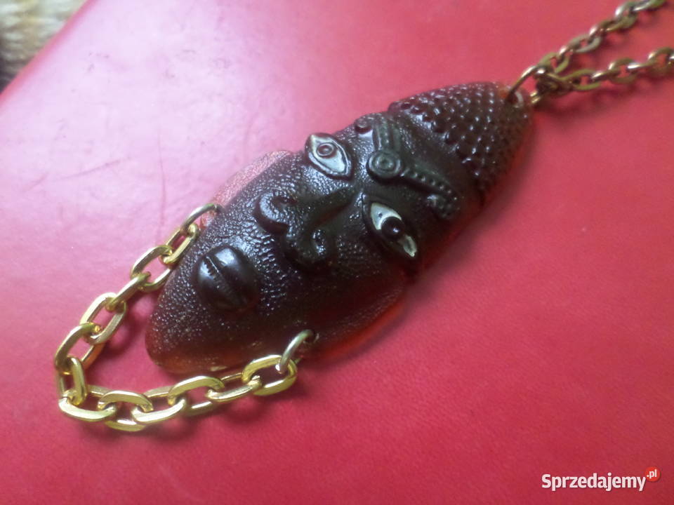 AFRYKAŃKA MASKA ORYGINALNY NASZYJNIK Ciechanów