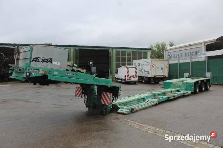 Naczepa do przewozu maszyn Tiefbet 3osiowa