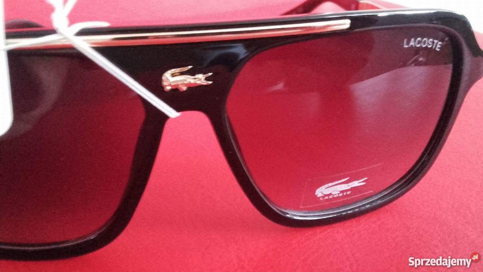 LACSOTE NOWE OKULARY PRZECIWSLONECZNE LOGOWANE pomorskie Tczew