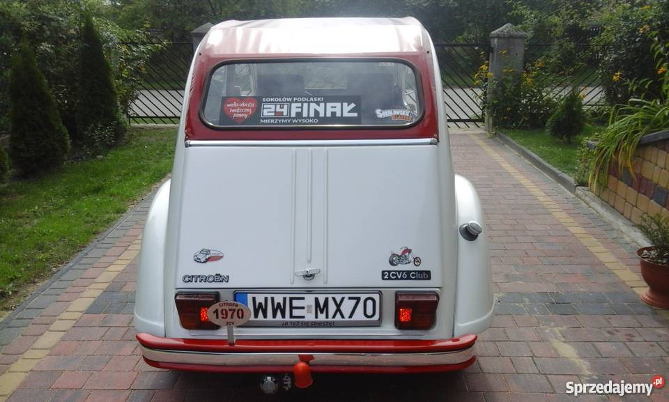 Citroen 2 cv 1970r zabytek sprowadzony Miedzna