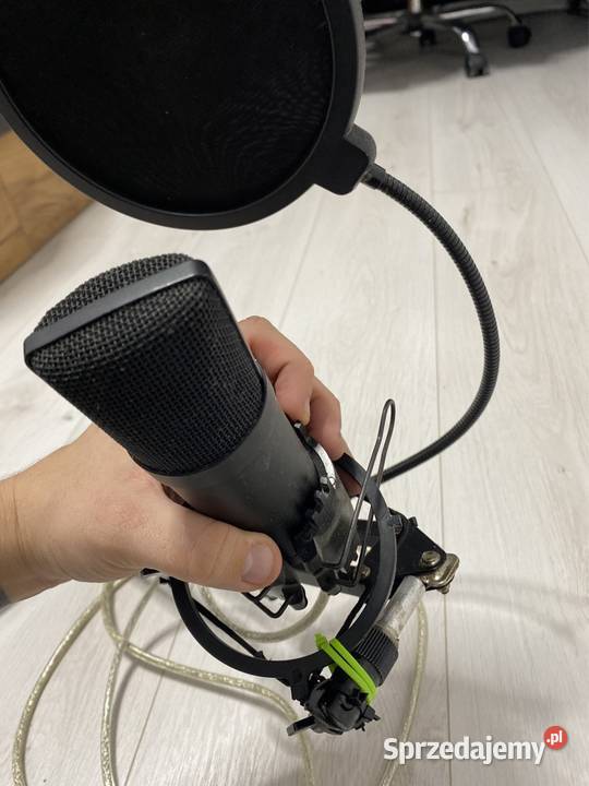Mikrofon novox nc 1 statyw popfiltr Lublin