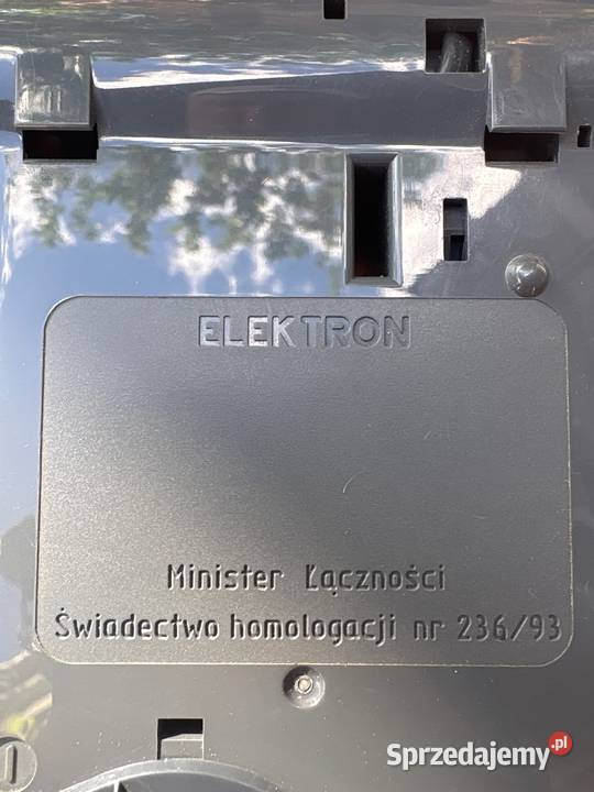 Elektron telefon stacjonarny stary ministerstwo Telefony przewodowe
