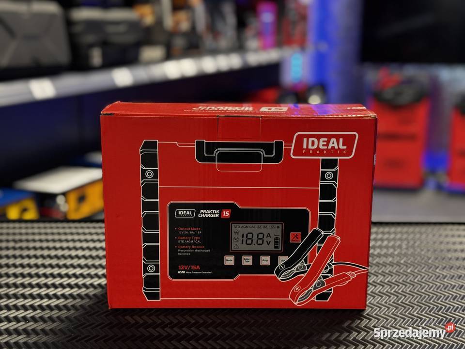 Ładowarka Praktik Charger 15 LCD 12V IDEAL Prostowniki warsztatowe podkarpackie Jasło