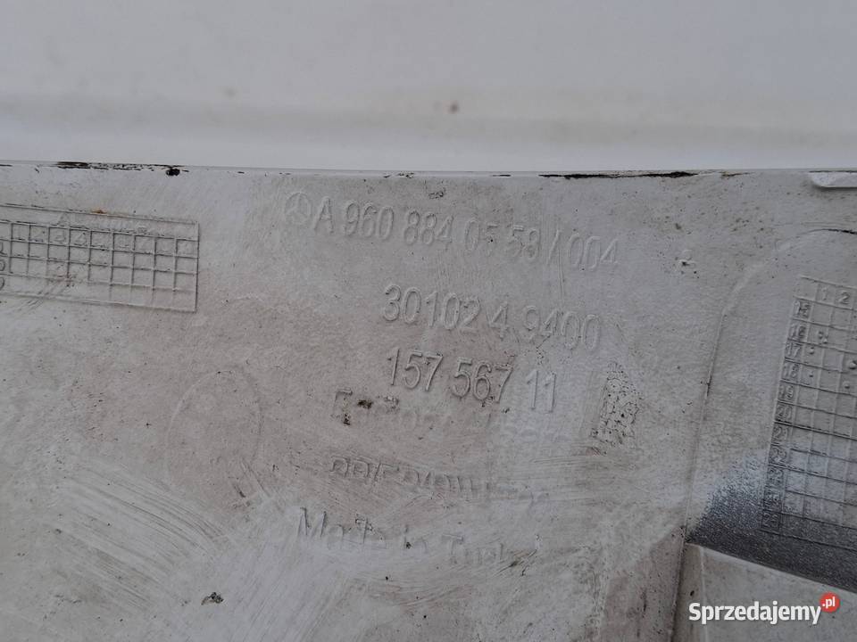 MERCEDES ACTROS MP4 LISTWA POD REFLEKTOR LEWA ciężarowe