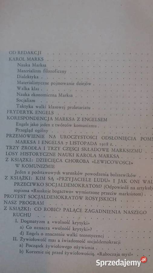 Lenin Marks Engels marksizm rosyjskie książki Warszawa