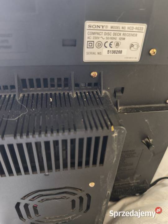 Sprzedam wieżę Sony MHCRG 33 plus pilot Gdańsk